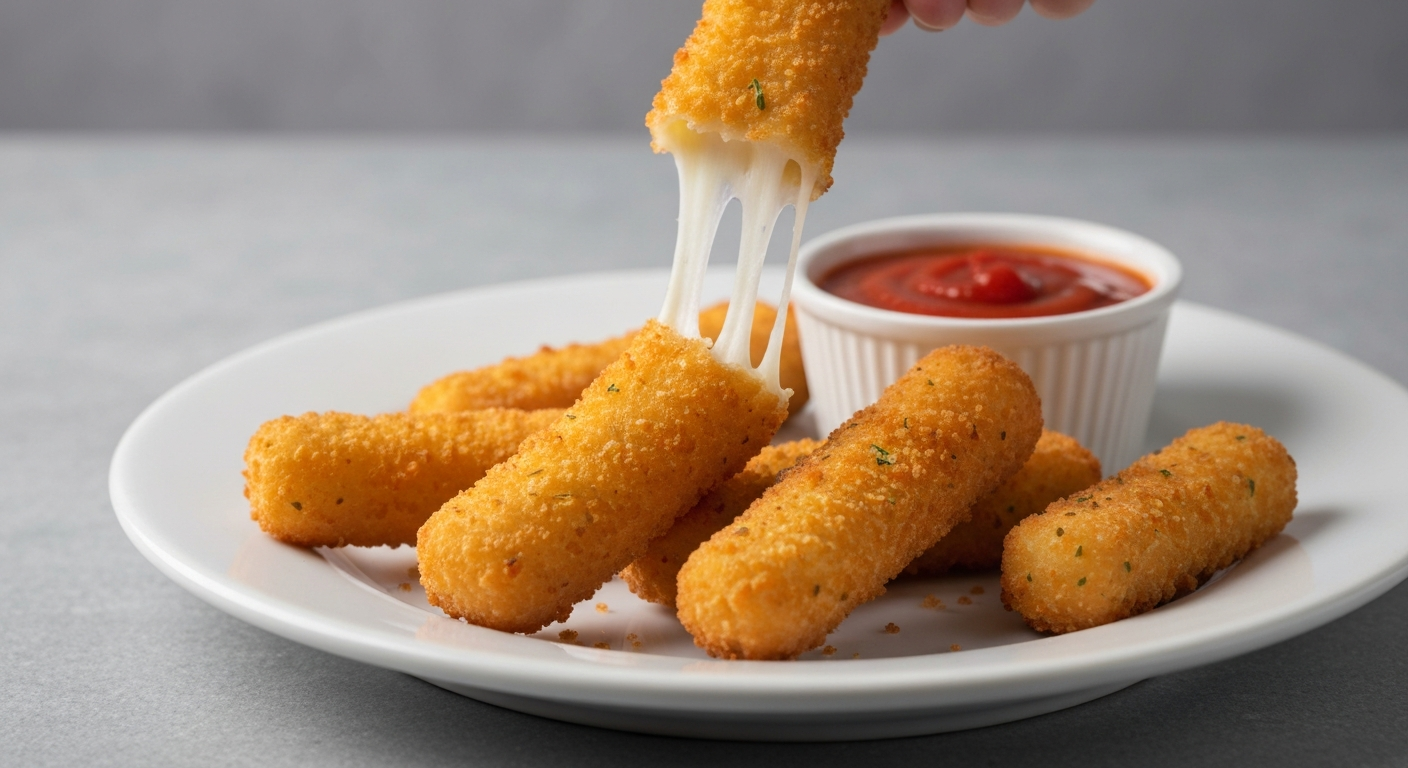 Crispy Mozzarella Sticks