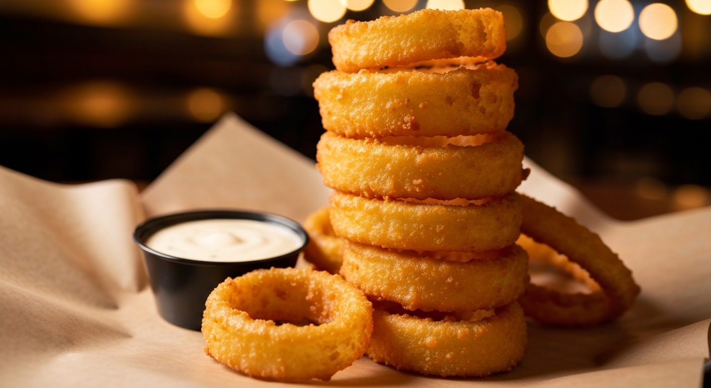 Extra Crispy Beer Battered Onion Rings